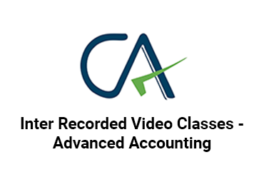 CA Inter Recorded Video Classes - Advanced Accounting